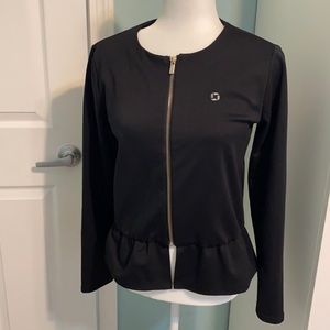 Chase peplum lightweight jacket